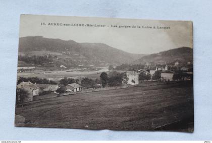 Aurec sur Loire, les gorges de la Loire à Lermet, Haute Loire 43