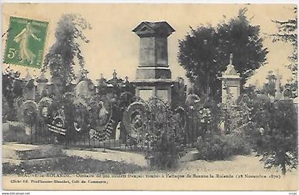 CPA Beaune-la-Rolande Ossuaire de 402 soldats français tombés à l'attaque de Beaune-la-Rolande (28 Novembre 1870)