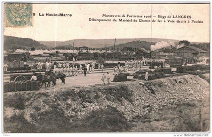 CARTE POSTALE ANCIENNE DE LANGRES -    SIEGE DE LANGRES