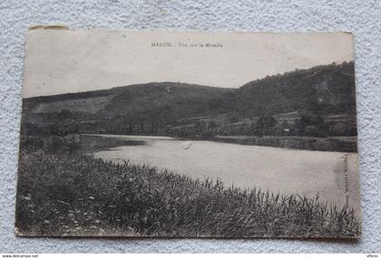 Maron, vue sur la Moselle, Meurthe et Moselle 54