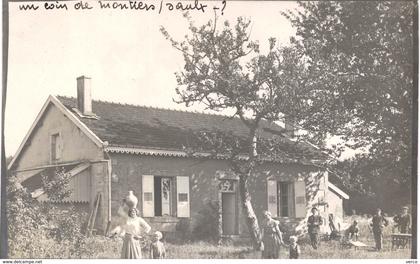 Carte  PHOTO Ancienne de  MONTIERS sur SAULX