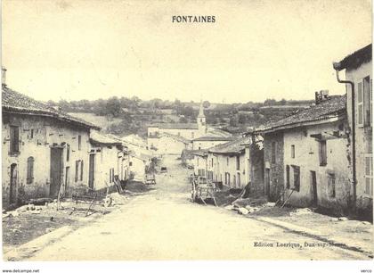 Carte  POSTALE  Ancienne de  FONTAINES