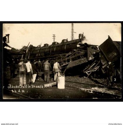 BENESTROFF le 24 mars 1924 8h D.M. Accident de Train