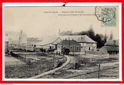 59 - CANTIN --  Maison VION CLAVIER - fabrique de Ciment