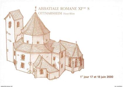 14008147 Ottmarsheim Mulhouse Alsace 68 Haut-Rhin Abbatiale Romane XIeme S Illus