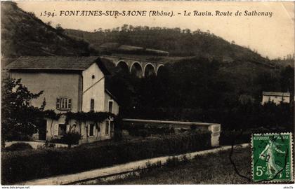 CPA FONTAINES-sur-SAONE Rhone (102078)