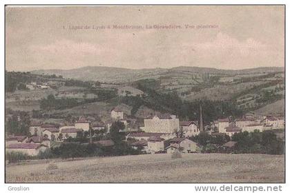 LA GIRAUDIERE 1 LIGNE DE LYON A MONTBRISON VUE GENERALE 1905