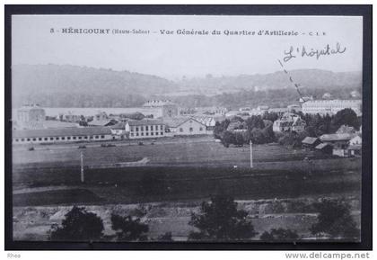 70 Héricourt 5 HERICOURT (Haute-Saône) - Vue Générale du Quartier d'Artillerie militar D70D K70285K C70285C RH001942