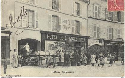 Carte Postale ancienne de JUSSEY - Rue Gambetta