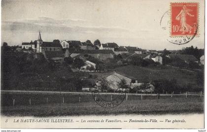 Les environs de Vauvillers - Fontenois-la-Ville - Vue générale