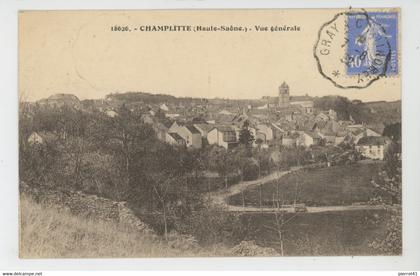 CHAMPLITTE - Vue générale