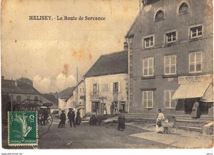 Carte POSTALE  Ancienne de MELISEY - Route de Servance