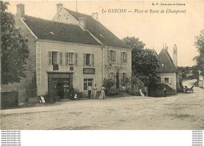 LA GUICHE PLACE ET ROUTE DE CHAMPVENT