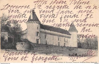 Rully château collection des châteaux de Bourgogne 30 bis oblitération Vinzel Vaud Suisse