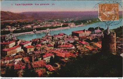 CPA TOURNON TAIN-TOURNON - Vue Generale (1191082)