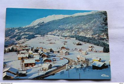 Cpm, Saint Jean de Sixt, le village sous la neige, Haute Savoie 74