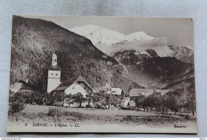 L444, Servoz, l'église, Haute Savoie 74