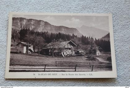 saint Jean de Sixt, sur la route des Aravis, haute Savoie