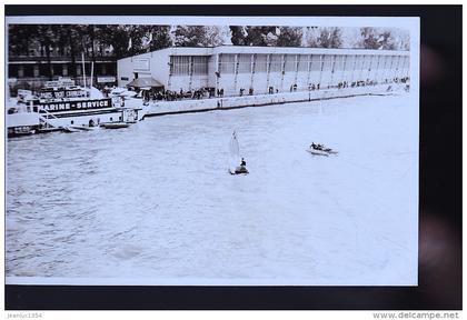 PARIS  REGATES VOILIERS YATCH CHANDLER     PHOTO  ORIGINALE ANNEES 50