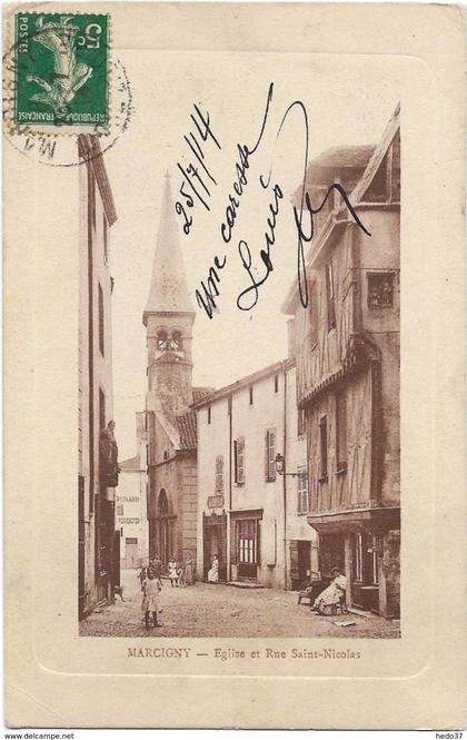 Martigny - Eglise et Rue Saint-Nicolas