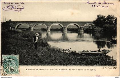 CPA Isles-les-Villenoy - Pont du Chemin de Fer a Isles-les-Villenoy (1038854)