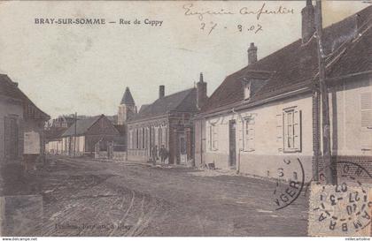 FRANCE - Bray sur Somme - Rue de Cappy 1907