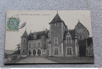 Cpa 1907, château de Caylus, côté nord, Tarn