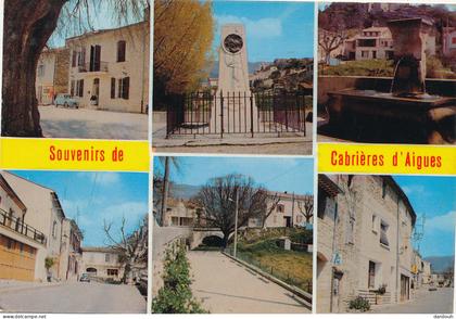 84 // souvenir de CABRIERES D AIGUES    multivues   cpsm grand format