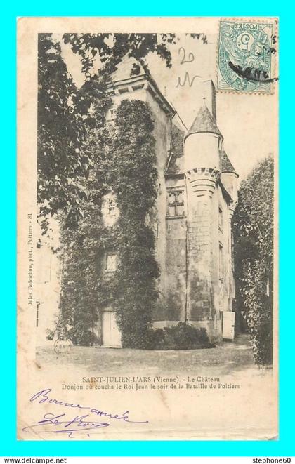 a790 / 627 86 - SAINT JULIEN L'ARS Chateau Donjon