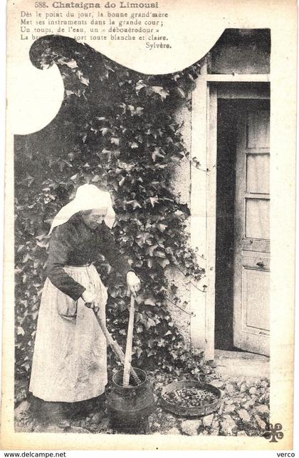 Carte Postale  ANCIENNE du LIMOUSIN - Les Chataignes