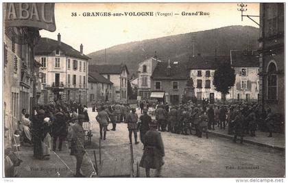 Carte Postale Ancienne de GRANGES sur VOLOGNE