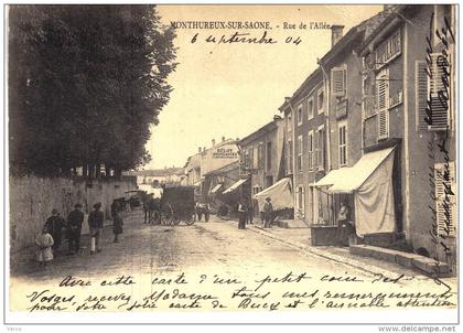 Carte Postale Ancienne de MONTHUREUX sur SAONE