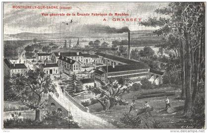 Carte Postale Ancienne de MONTHUREUX sur SAONE