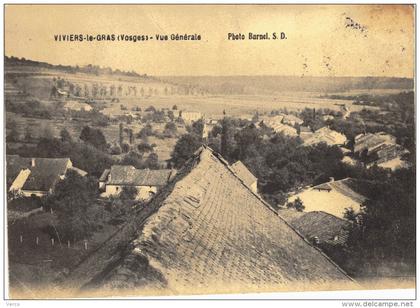 Carte Postale Ancienne de VIVIERS le GRAS