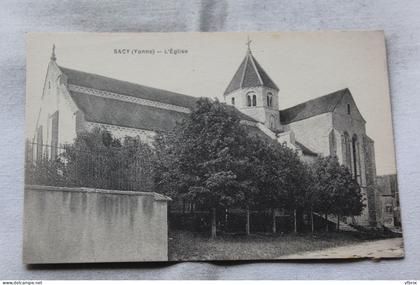 Sacy, l'église, Yonne 89