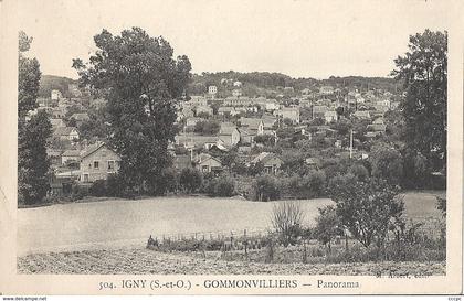 CPA Igny - Gommonvilliers - Panorama