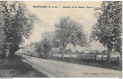 CPA Maffliers Quartier de la Maison Neuve