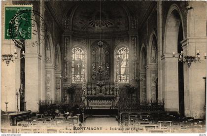 CPA Montmagny Interieur de l'Eglise (1340153)