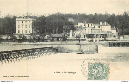 ABLON SUR SEINE le Barrage