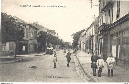 CPA Achères Avenue de Conflans