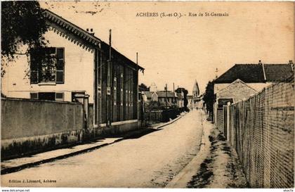 CPA ACHERES - Rue de St-GERMAIN (246906)