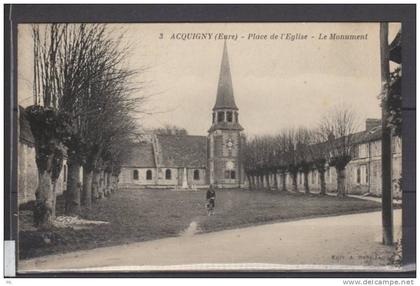 27 - Acquigny - Place de l'Eglise - Le Monument