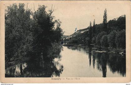 CPA ACQUIGNY Vue sur l'Eure (1148683)