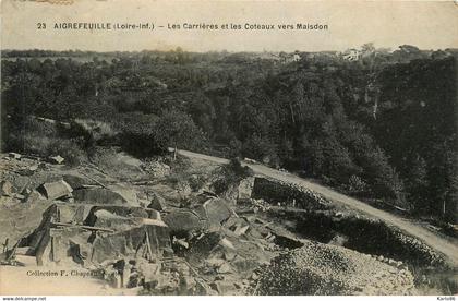 aigrefeuille sur maine * les carrières et les coteaux vers maisdon * mine mines pierre