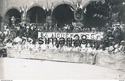 AIGUEPERSE - CARTE PHOTO CARNAVAL - CAVALCADE