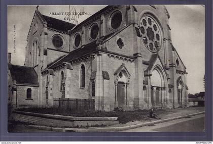 89 - Aillant-sur-Tholon - l' église - Non voyagé - Dos divisé