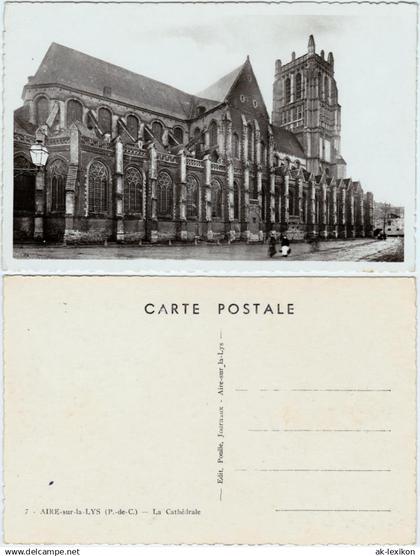 CPA Aire-sur-la-Lys Partie an der Kathedrale (La Cathedrale) 1960