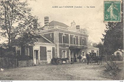 CPA Aire-sur-Adour La Gare