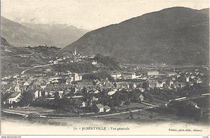 CPA Albertville Vue Générale