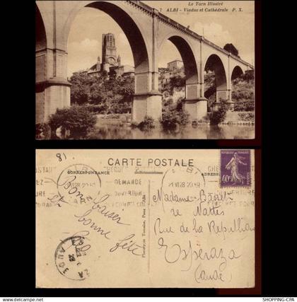 81 - Albi - Viaduc et cathedrale